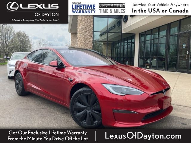 Ultra Red 2024 Tesla Model S AWD Sedan All-Wheel Drive 1-Speed Automatic