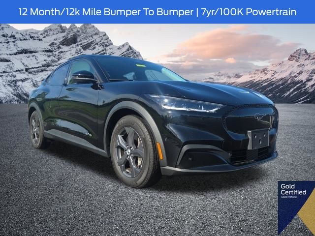 Shadow Black 2023 Ford Mustang Mach-E SUV / Crossover All-Wheel Drive Automatic