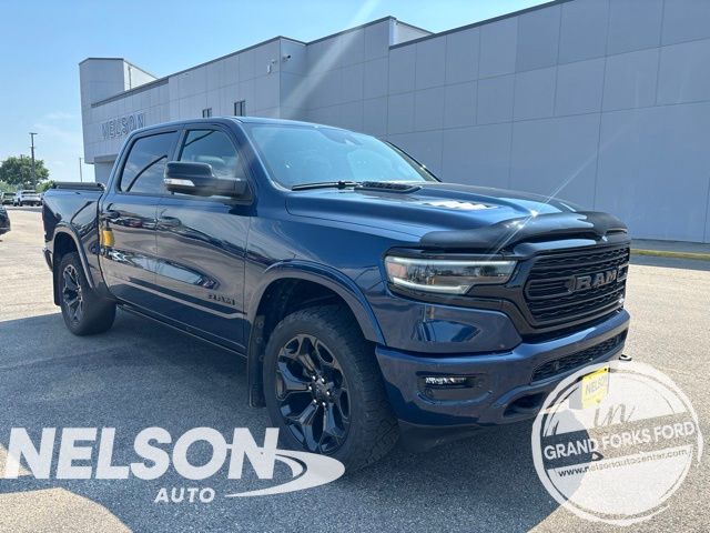 Patriot Blue Pearlcoat 2022 RAM 1500 Pickup Truck Four-Wheel Drive 8-Speed Automatic