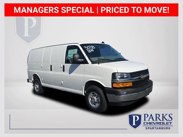 Summit White 2025 Chevrolet Express Cargo 2500 RWD Van Rear-Wheel Drive 8-Speed Automatic Overdrive
