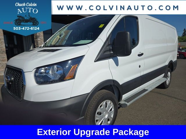 Oxford White 2025 Ford Transit Cargo Van Rear-Wheel Drive