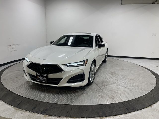Platinum White Pearl 2021 Acura TLX FWD with Technology Package Sedan Front-Wheel Drive Automatic