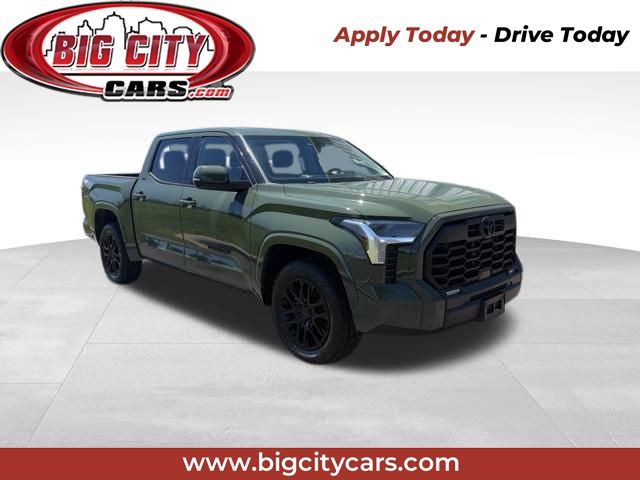 Army Green 2023 Toyota Tundra SR5 CrewMax Cab 4WD Pickup Truck Four-Wheel Drive Automatic