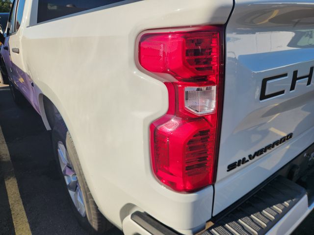 2022 Chevrolet Silverado 1500 Custom White at Monument Chevrolet