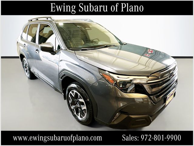 Magnetite Gray Metallic 2025 Subaru Forester Premium Crossover AWD SUV / Crossover All-Wheel Drive Continuously Variable Transmission