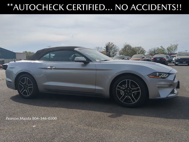 Silver Metallic 2023 Ford Mustang EcoBoost Premium Convertible RWD Convertible Rear-Wheel Drive Automatic