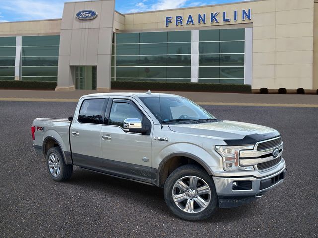 White Gold 2018 Ford F-150 King Ranch SuperCrew 4WD Pickup Truck Four-Wheel Drive Automatic