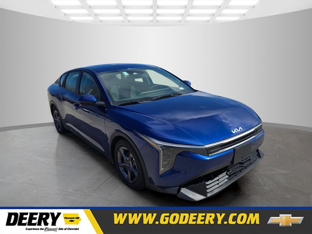 Deep Sea Blue 2025 Kia K4 LXS FWD Sedan Front-Wheel Drive Continuously Variable Transmission