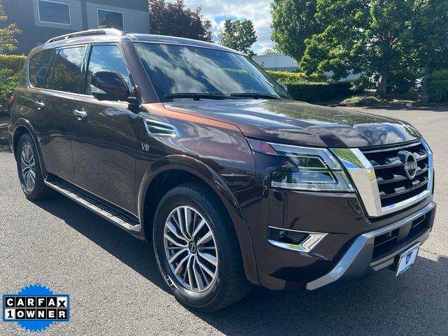 Mocha Almond Pearl 2022 Nissan Armada SUV / Crossover Four-Wheel Drive 7-Speed Automatic