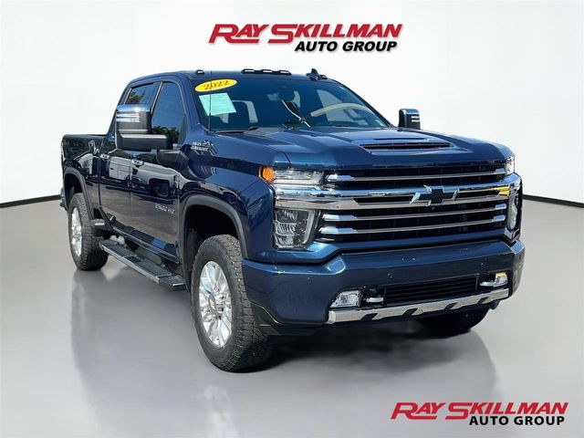 Northsky Blue Metallic 2022 Chevrolet Silverado 2500HD Pickup Truck Four-Wheel Drive 6-Speed Automatic
