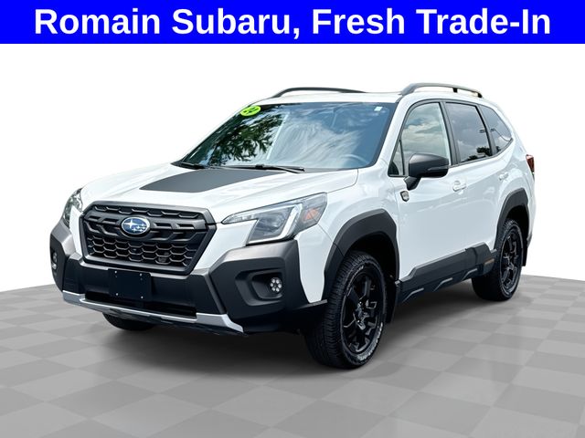 Crystal White Pearl 2024 Subaru Forester SUV / Crossover All-Wheel Drive Continuously Variable Transmission