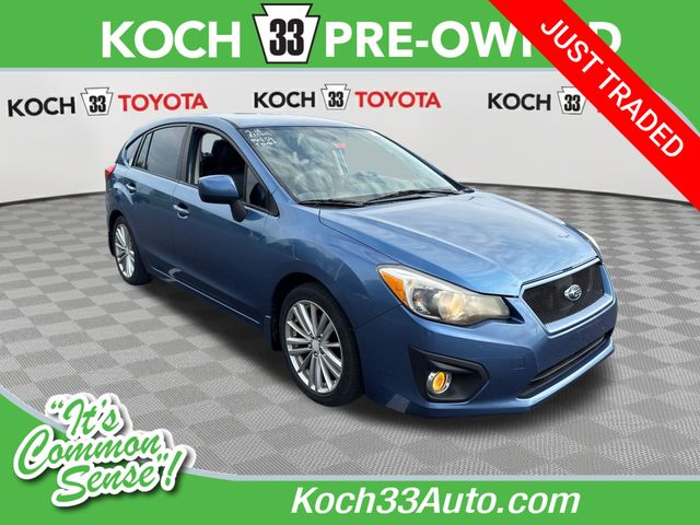 Quartz Blue Pearl 2014 Subaru Impreza Hatchback All-Wheel Drive Continuously Variable Transmission