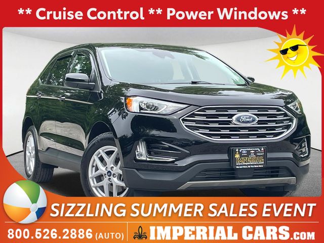 Black Metallic 2021 Ford Edge SEL AWD SUV / Crossover All-Wheel Drive 8-Speed Automatic
