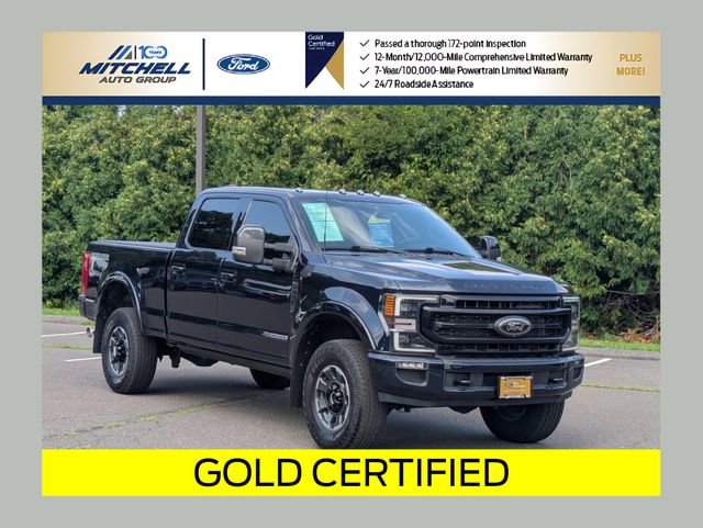 Antimatter Blue Metallic 2022 Ford F-250 Super Duty Pickup Truck Four-Wheel Drive Automatic