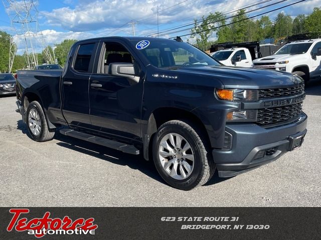2021 Chevrolet Silverado 1500 Custom - Shadow Gray Metallic exterior view 1