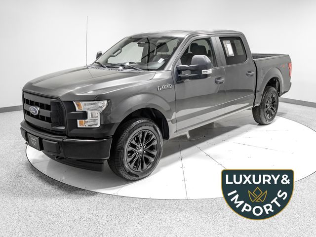 Gray (Magnetic Metallic) 2017 Ford F-150 XL SuperCrew 4WD Pickup Truck Four-Wheel Drive 6-Speed Automatic