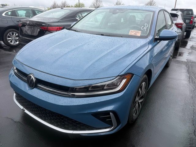 Blue 2025 Volkswagen Jetta S FWD Sedan Front-Wheel Drive 8-Speed Automatic