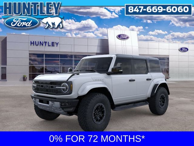 Oxford White 2025 Ford Bronco Raptor SUV / Crossover Four-Wheel Drive Automatic