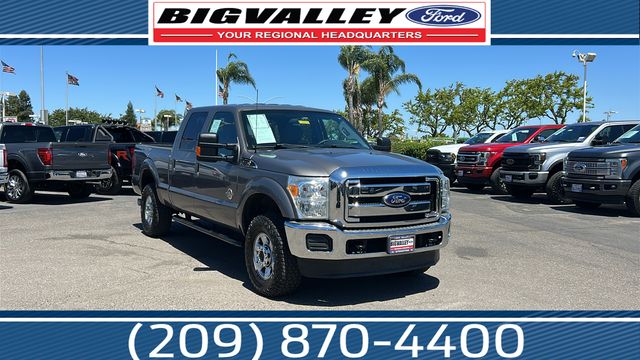 Sterling Gray Metallic 2014 Ford F-250 Super Duty Pickup Truck Four-Wheel Drive 6-Speed Automatic Overdrive
