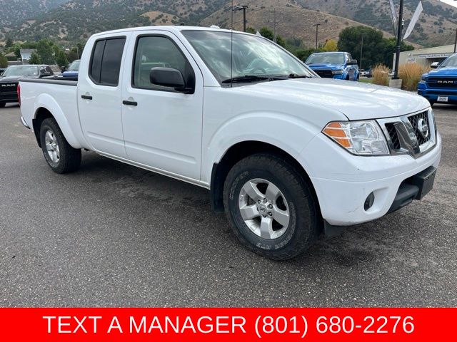 White (Fresh Powder) 2012 Nissan Frontier Pickup Truck Four-Wheel Drive 5-Speed Automatic Overdrive