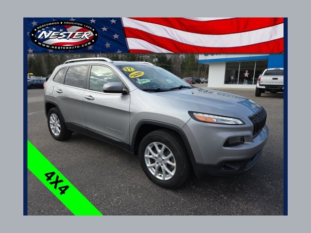 Billet Silver Metallic Clearcoat 2017 Jeep Cherokee Latitude 4WD SUV / Crossover Four-Wheel Drive 9-Speed Automatic