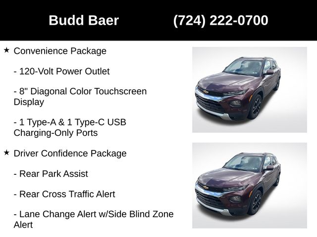 used 2022 Chevrolet TrailBlazer car, priced at $21,402