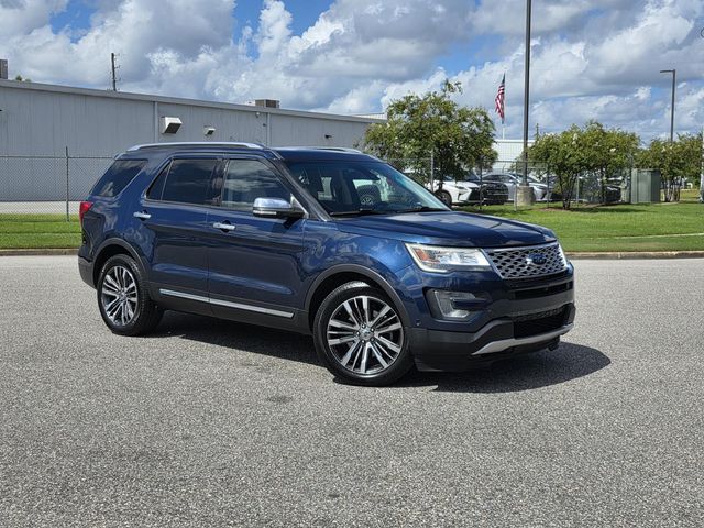 Blue 2017 Ford Explorer SUV / Crossover All-Wheel Drive 6-Speed Automatic