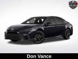 Midnight Black Metallic 2025 Toyota Camry LE FWD Sedan Front-Wheel Drive Continuously Variable Transmission