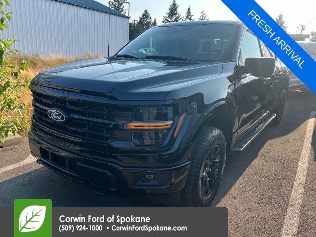 Agate Black Metallic 2024 Ford F-150 Pickup Truck Four-Wheel Drive Automatic
