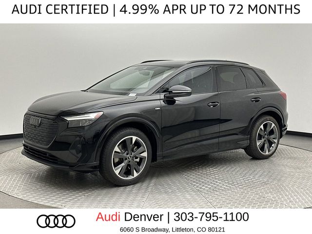 Mythos Black Metallic 2024 Audi Q4 e-tron SUV / Crossover All-Wheel Drive Automatic