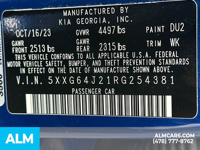 Used 2024 Blue Kia GT-Line image 38