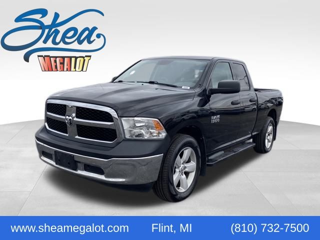 Brilliant Black Crystal Pearlcoat 2016 RAM 1500 Tradesman Quad Cab 4WD Pickup Truck Four-Wheel Drive 8-Speed Automatic