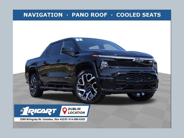 Black 2025 Chevrolet Silverado EV Pickup Truck All-Wheel Drive 1-Speed Automatic