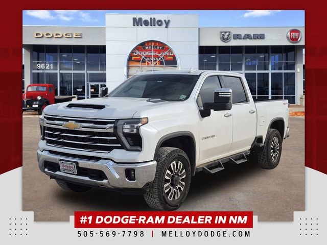 Pearl 2024 Chevrolet Silverado 2500HD LTZ Crew Cab 4WD Pickup Truck Four-Wheel Drive Automatic