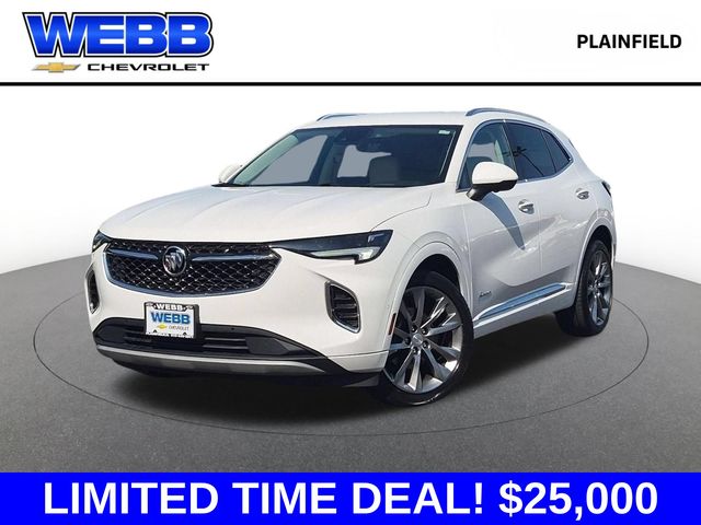 Summit White 2021 Buick Envision SUV / Crossover Front-Wheel Drive 9-Speed Automatic