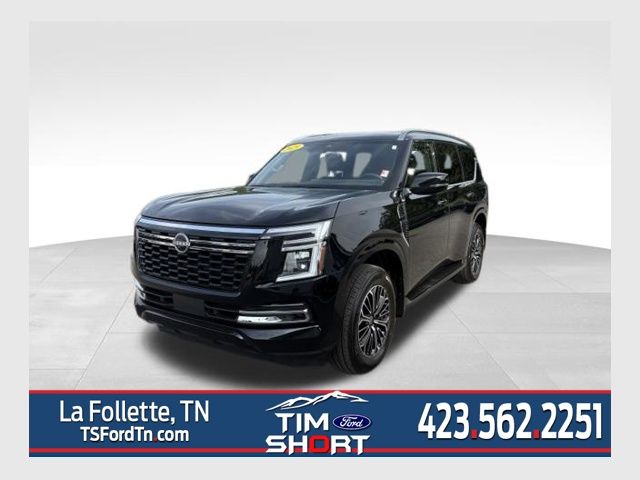 Super Black 2025 Nissan Armada SUV / Crossover Four-Wheel Drive 9-Speed Automatic
