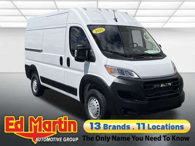 Bright White Clearcoat 2025 RAM ProMaster 1500 Tradesman 136 High Roof Cargo Van FWD Van Front-Wheel Drive 9-Speed Automatic
