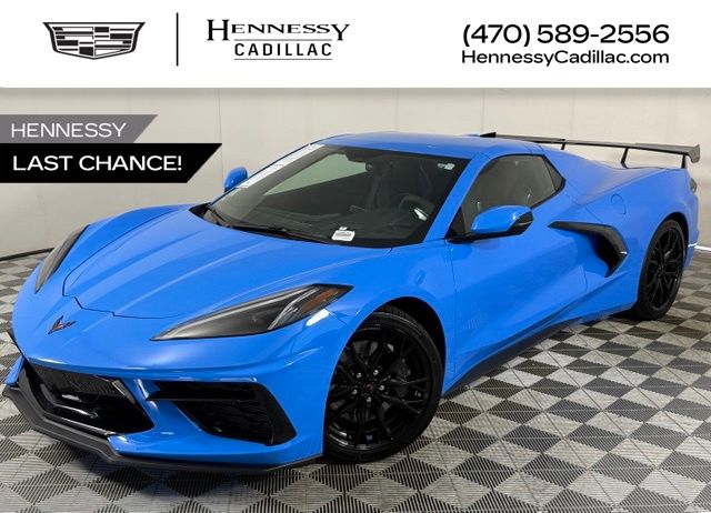 Blue 2023 Chevrolet Corvette Convertible Rear-Wheel Drive 8-Speed Dual Clutch