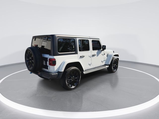 Used 2022 White Jeep Unlimited Sahara 4xe image 8