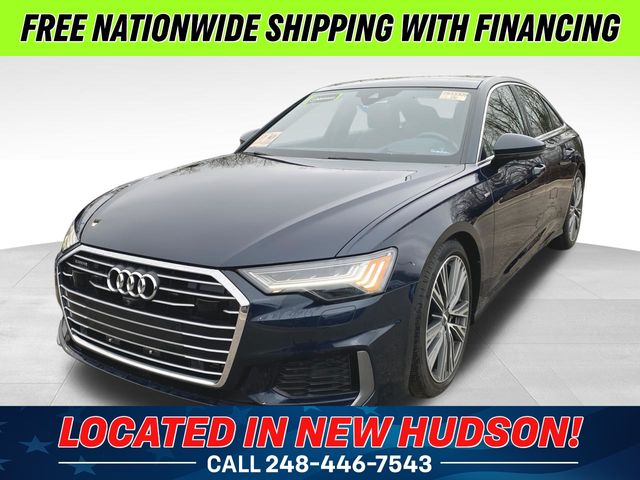 Blue Metallic 2019 Audi A6 55 TFSI quattro Prestige Sedan AWD Sedan All-Wheel Drive 7-Speed Automatic