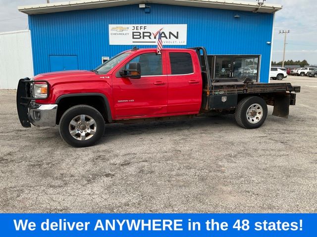 Cardinal Red 2016 GMC Sierra 3500HD Pickup Truck Four-Wheel Drive 6-Speed Automatic Overdrive