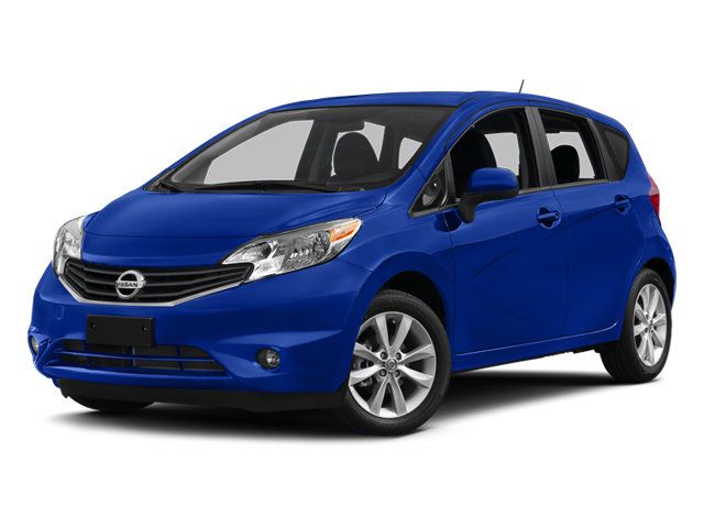 Metallic Blue 2014 Nissan Versa Note Hatchback Front-Wheel Drive Continuously Variable Transmission