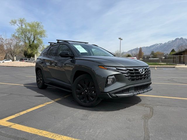 Amazon Gray 2023 Hyundai Tucson SUV / Crossover All-Wheel Drive 8-Speed Automatic