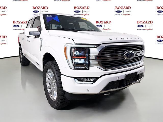 White Metallic 2022 Ford F-150 Pickup Truck Four-Wheel Drive Automatic