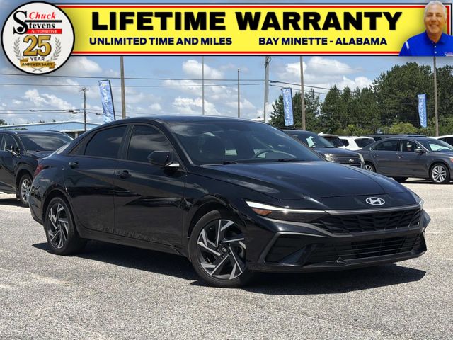 Abyss Black 2025 Hyundai Elantra Sedan Front-Wheel Drive Continuously Variable Transmission