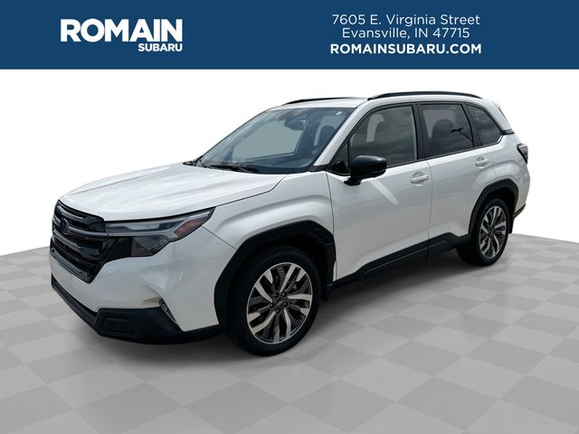 Crystal White Pearl 2025 Subaru Forester SUV / Crossover All-Wheel Drive Continuously Variable Transmission