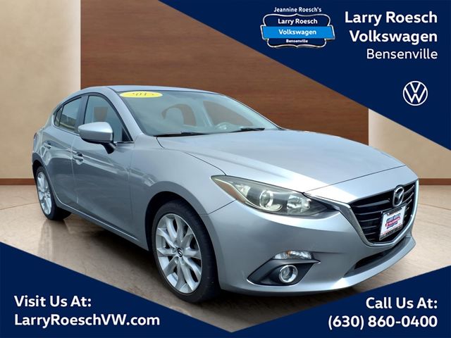 Liquid Silver Metallic 2015 Mazda MAZDA3 Hatchback Front-Wheel Drive 6-Speed Automatic