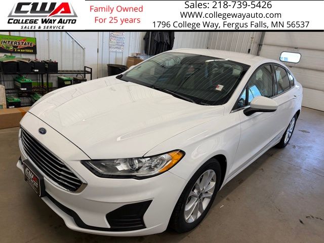 Oxford White 2020 Ford Fusion SE FWD Sedan Front-Wheel Drive 6-Speed Automatic