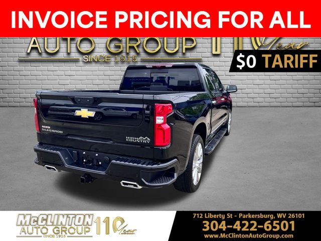 2025 Black Chevrolet Silverado 1500 High Country 4X4 Truck
