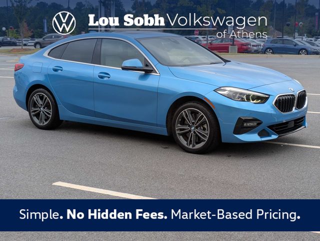 Seaside Blue Metallic 2021 BMW 2 Series Sedan Front-Wheel Drive 8-Speed Automatic